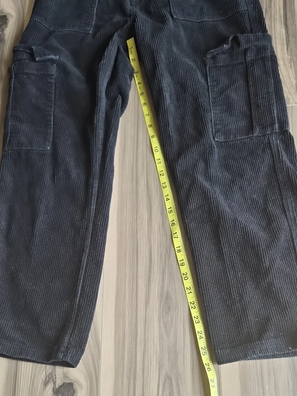 PacSun Black Corduroy Cargo Pants